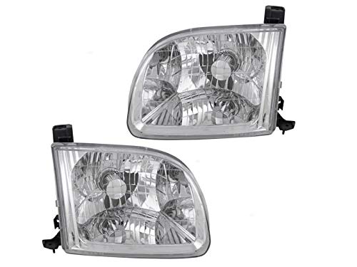 APA Replacement Headlight with Signal Light 00 01 02 03 04 2000 2001 2002 2003 2004 Tundra Set Passenger RH + Driver LH - color: 2000-2004 Tundra (Regular, Access Cab) Combo