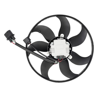 PHILTOP SK351039191 Radiator Cooling Fan Assembly, Compatible with Jetta, Passat, Golf, Tigua n, GTI, A3, Eos, Beetle, CC, Rabbit, TT, R32, Replace # SK351039191, 1K0959455DL, 1K0959455DT, 1K0959455FJ - size: Jetta, Passat, Golf, Tiguan, GTI, A3, Beetle