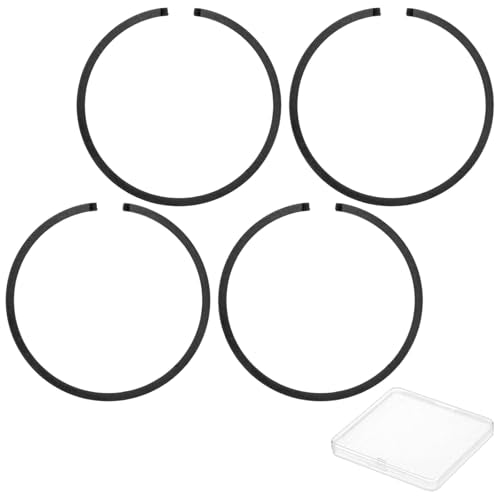 M METERXITY 2-Pack Engine Piston Rings Kit, 33mm x 1.2mm Thick Ductile Iron Piston Ring Set Standard Replacement for Small Engines/Motors/Machinery [Black] - size: 33mm x 1.2mm