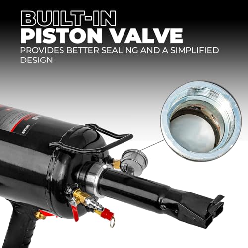 XtremepowerUS Tire Bead Seater, 12L/3.2 Gallon Air Tire Bead Blaster, 116 PSI Portable Tire Inflator, Handheld Bead Seater, Build-in Piston Valve - size: 3.2 Gal/12 L