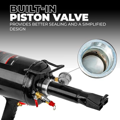 XtremepowerUS Tire Bead Seater, 12L/3.2 Gallon Air Tire Bead Blaster, 116 PSI Portable Tire Inflator, Handheld Bead Seater, Build-in Piston Valve - size: 3.2 Gal/12 L