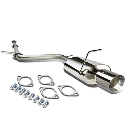Auto Dynasty 4" Rolled Catback Exhaust Tip System For 2006-2009 Mitsubishi - color: Rolled Tip