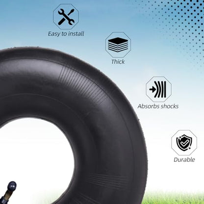 AR-PRO 11x4.00-5|11x4.50-5|11x6.00-5 Heavy Duty Replacement Inner Tube with TR-87 Bent Valve Stem (2-Pack) - for Wheelbarrows, Mowers, Hand Trucks and More - size: 11x4.00/4.50-5,TR-87