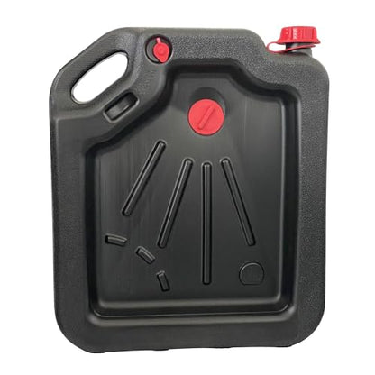 16-Quart Automotive Drain Pan Container Heavy Duty Plastic Oil Drain Pan Leakproof Garage Car Truck Fluid Drainage Collector