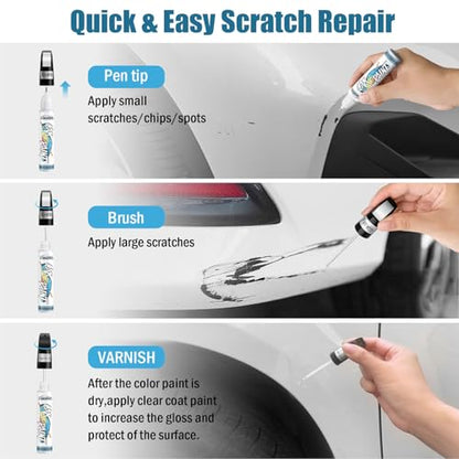 White Touch Up Paint - color: pure white, style: For subaru