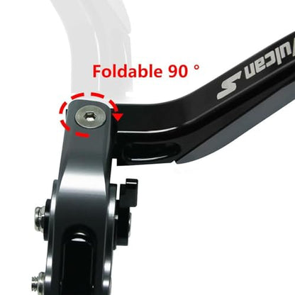 Brake Clutch Levers Fit for Kawasaki Vulcan S 650 2015‑2025 - color: Titanium&Black