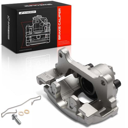 A-Premium Disc Brake Caliper Assembly with Bracket Compatible with Select Audi and Volkswagen Models - Q3/Q3 Quattro 2015-2018, Passat, For Tiguan, For Tiguan Limited - Front Right Passenger Side