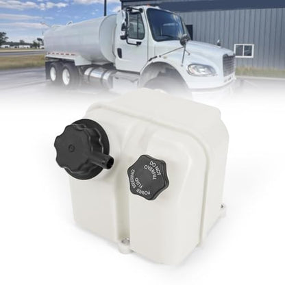 A14-16242-000 Power Steering Fluid Reservoir 4 Quart with Cap & Filter Kit Fit for Freightliner Replaces A14-17941-000 A14-19134-000 Heavy Duty Truck