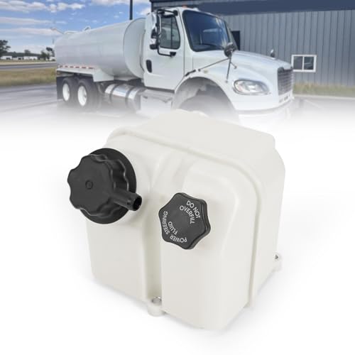 A14-16242-000 Power Steering Fluid Reservoir 4 Quart with Cap & Filter Kit Fit for Freightliner Replaces A14-17941-000 A14-19134-000 Heavy Duty Truck