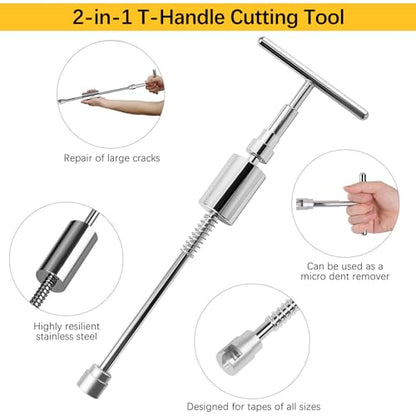 Car Dent Puller Kit Auto Body Dent Remove, Small Dent Remover Tool for Car, Hail Damage Paintless Dent Repair Removal Kit, Pulling Small Dents Out of Car, Herramienta para Sacar Golpes de Carro