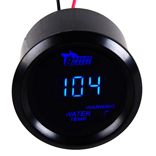 ESUPPORT Car 2" 52mm Digital Water Temp Gauge Temperature Meter Fahrenheit - color: Water Temp F Gauge