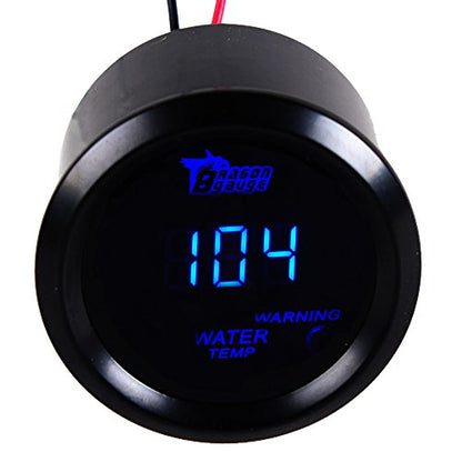 ESUPPORT Car 2" 52mm Digital Water Temp Gauge Temperature Meter Fahrenheit - color: Water Temp F Gauge