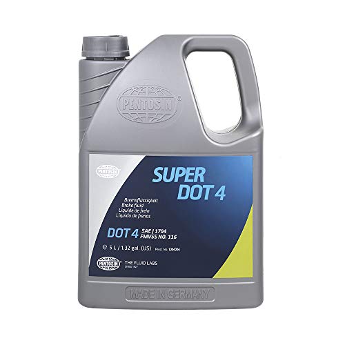 Pentosin 1204204 Corrosion Resistant Super Dot 4 Brake Fluid; 5 Liter - style: 8113206
