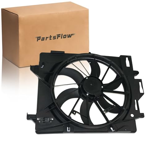 PartsFlow Engine Radiator Cooling Fan For 2008-2016 Chrysler Town & Country For 2008-2020 Dodge Grand Caravan For 2012-2015 Ram C/V For 2009-2014 Volkswagen Routan OE#621-028 - color: For Chrysler Town & Country