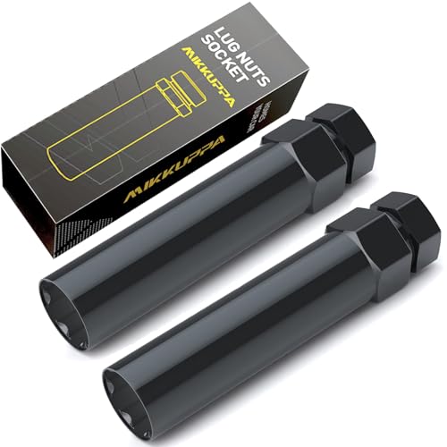 MIKKUPPA Small 6 & 7 Spline Lug Nut Socket, 2 Piece Wheel Lock Key Set - size: 6+7 Spline - 2PCS