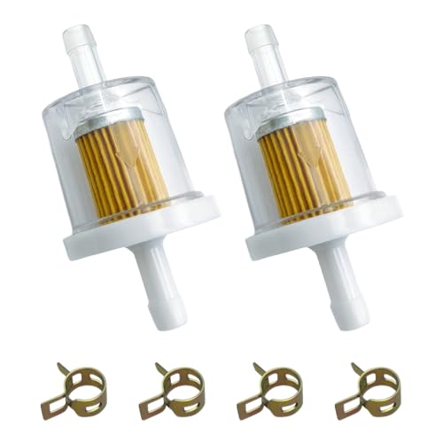 Strongthium 691035 493629 1/4" 40 Micron Inline Fuel Filter Kit - size: 2pcs