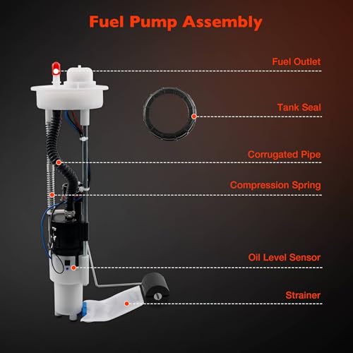 47-1010 Fuel Pump Assembly Compatible with Polaris Ranger 570 900 XP 1000 - color: 47-1010