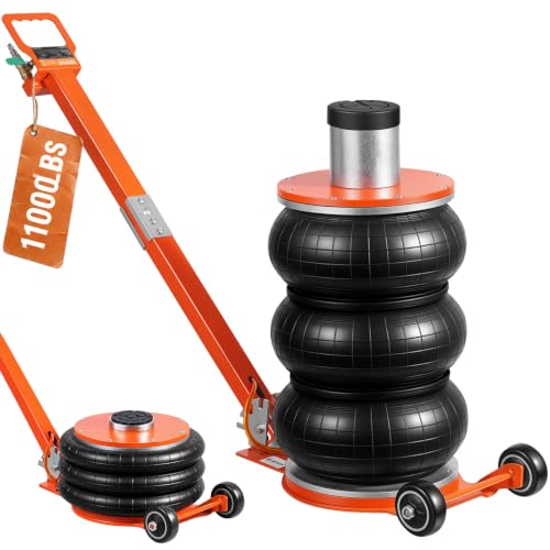 VEVOR Air Jack 5 Ton/11000 lbs Pneumatic Lifting Jack 4-10s Fast Lift