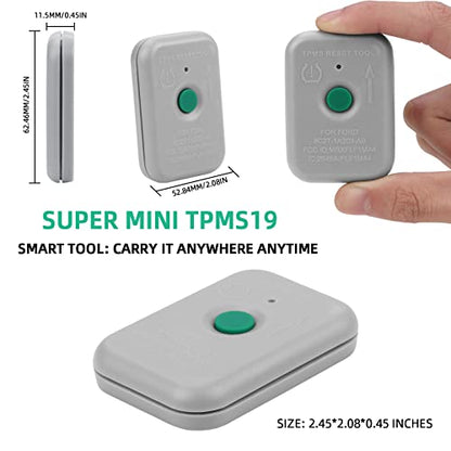 4 Pack Tire Pressure Monitoring System Sensor 315MHz DE8T-1A180-AA TPMS Sensor+ TPMS Relearn Tool Compatible with Ford Focus Fusion F150 CMAX E150 Edge Escape Expedition Mustang Lincoln Mercury Mazda