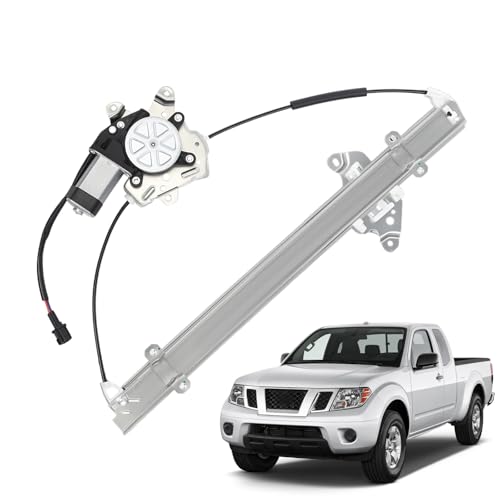741-348 Front Left Driver Side Power Window Regulator with Motor Compatible with Nissan Frontier 2005-2015, Pathfinder 2005-2010, Xterra 2005-2015, Compatible with Suzuki Equator 2009 2010 - size: Front Left, style: 741-348