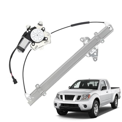 741-348 Front Left Driver Side Power Window Regulator with Motor Compatible with Nissan Frontier 2005-2015, Pathfinder 2005-2010, Xterra 2005-2015, Compatible with Suzuki Equator 2009 2010 - size: Front Left, style: 741-348