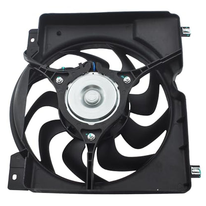 OYEAUTO Radiator Cooling Fan Assembly 620650 Compatible with 1997 1998 1999 2001 Jeep Cherokee 4.0L