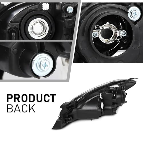 G-PLUS Headlights Assembly Fit For Mazda 3 4-Door Sedan 2004-2009 - size: Fit Mazda 3 2004-2009(Clear)