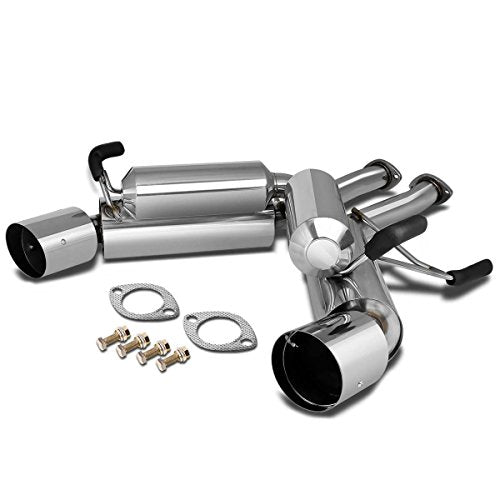DNA MOTORING CBE-350Z-G35-AX Cat Back Exhaust System [Compatible with 03-08 Nissan 350Z / 03-06 Infiniti G35]