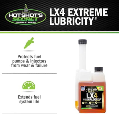Hot Shot's Secret LX4 Lubricity Extreme Fuel Additive, 16 oz 3-Pack - style: 16 fl. oz. (3 Count)