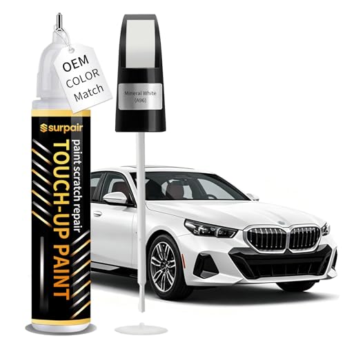 Mineral White A96 Touch up Paint for BMW Car Scratch Remover Pen - color: Mineral White (A96)