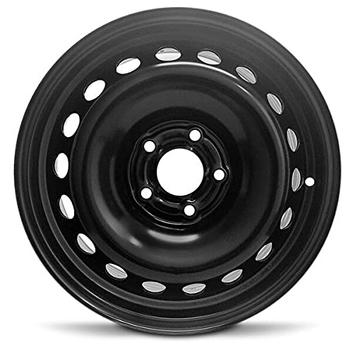 New OEM Replacement Wheel for Honda Accord (08-12) 16x6.5 inch Steel Rim Painted Black Fit 215/60R16 - size: 16x6.5 in - Wheel