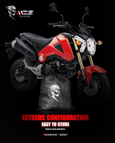 MZS Motorcycle Cover Waterproof Outdoor fits up to 73" Street Bikes Scooter - size: Medium 73 inches