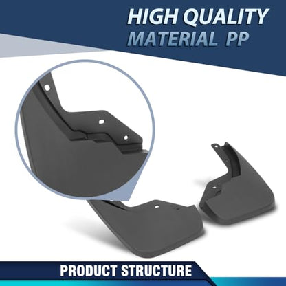 PIT66 Mud Flaps Fit Volvo XC40 2017-2021 Front & Rear Splash Guards 4PCS - size: Fit Volvo XC40 2017-2021