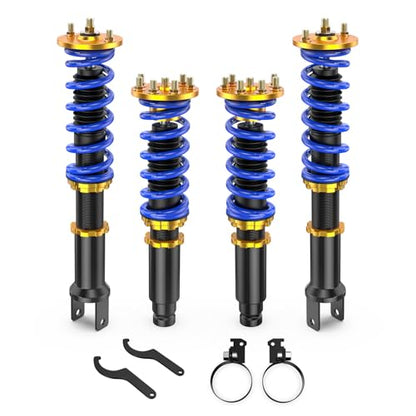 MOSTPLUS Full Coilovers Struts Compatible for 2008-2012 Honda Accord/2009-2014 Acura TSX Shock Absorber Assembly (Set of 4) - size: 2008-2012 Honda Accord