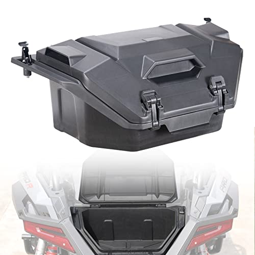 A & UTV PRO 36 QT Rear Storage Box Compatible with 2022-2026 Polaris RZR PRO R/Pro R 4, Waterproof Dust Resistant Cargo Box Bin Bed Tool Box Accessories, Replace OEM # 2884236 - size: 36 QT