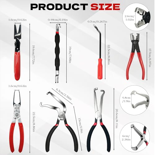 10 PCS Electrical Disconnect Pliers Set for Cars, Trucks & SUVs - size: 10 Pcs