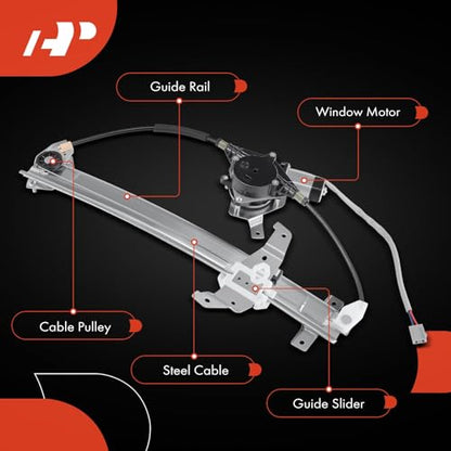 A-Premium Front Passenger Side Power Window Regulator with Motor (2-Pin) - style: Front Passenger (RH)