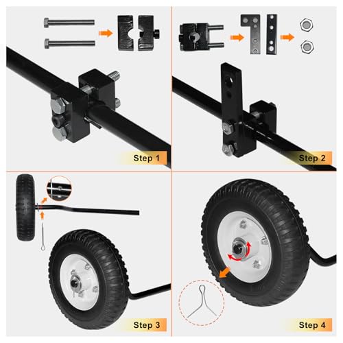 Dirt Bike Training Wheels, For Razor mx350 mini bike wheels,Compatible with razor MX125 MX400 Honda CRF50 XR50 Z50 Z50R Yamaha PW50 TTR50,and Suitable for All Kinds of 50CC Dirt Bike, Easy to Install