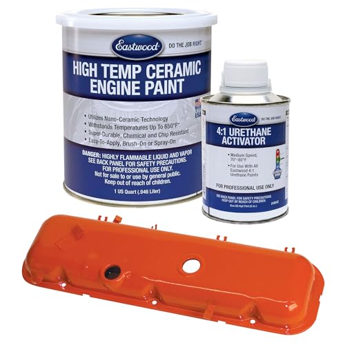 Eastwood Chevy Orange High Temperature Ceramic Engine Paint and Activator - color: Chev Orange