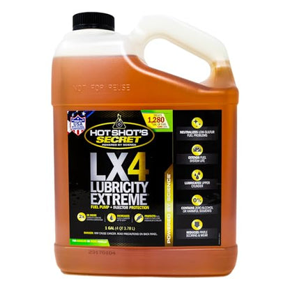 Hot Shot's Secret LX4 Lubricity Extreme Fuel Additive, 1 Gallon - style: 128 fl oz (1 Count)