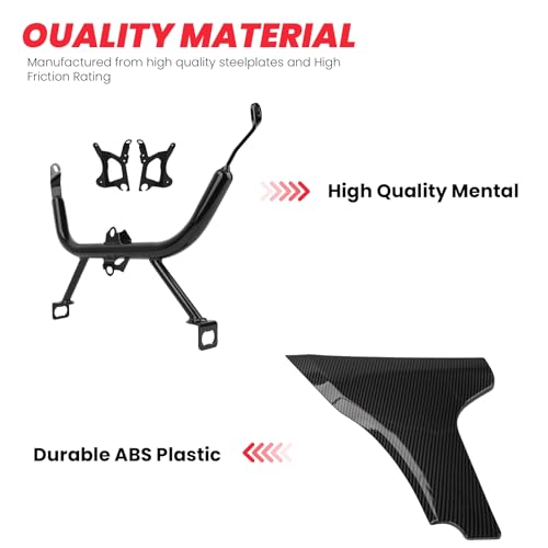 Side Fairing Panel Bracket Kit compatible with Harley Davidson CVO Road Glide ST FLTRXSTSE 2024-2025 FLTRXSE 2023-2025, Unpainted Spoilers Cover Support Kit - size: Carbon Fiber Pattern