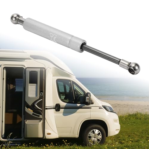 X AUTOHAUX 1 Pc 8inch 22Lbs/100N Silver Tone Lift Supports - color: Silver Tone, size: 22lb