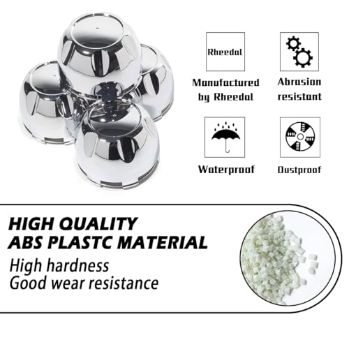 4Pcs 99.5mm(3.92inch) Wheel Center Caps for Helo Maxx 6 Wheel Rim Replacement 789K101 X1834147-9SF Hub Cap, (Chrome, Inner 96.5mm 3.8in) - color: Chrome, size: 99.5mm Outer, 96.5mm Inner, Chrome