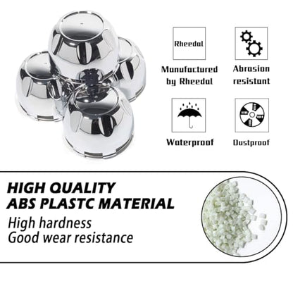 4Pcs 99.5mm(3.92inch) Wheel Center Caps for Helo Maxx 6 Wheel Rim Replacement 789K101 X1834147-9SF Hub Cap, (Chrome, Inner 96.5mm 3.8in) - color: Chrome, size: 99.5mm Outer, 96.5mm Inner, Chrome