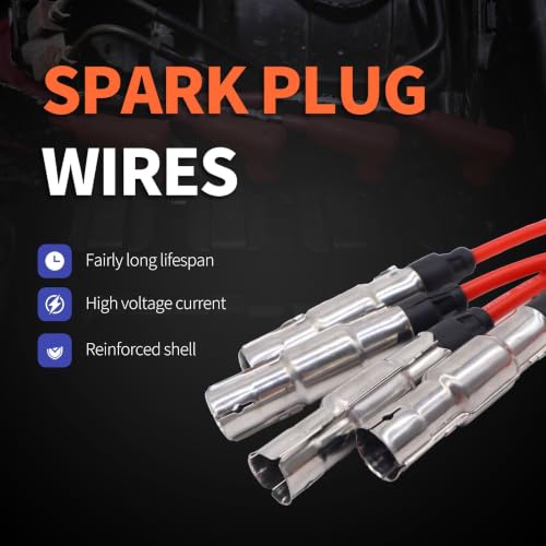 New 8MM Spark Plug Wire Set 27588 Compatible with VW Beetle - style: 27588