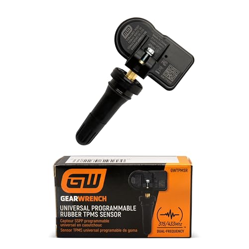 GEARWRENCH Universal Programmable Rubber TPMS Sensor | GWTPMSR - style: Rubber Single
