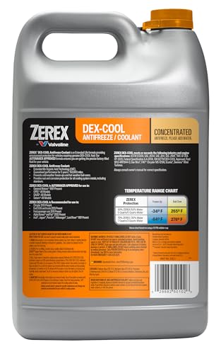 Zerex DEX-COOL Organic Acid Technology Concentrate Antifreeze/Coolant 1 GA, Case of 6