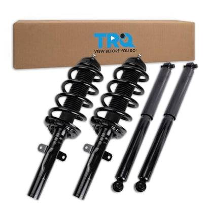 TRQ Front and Rear Complete Strut Assembly & Shock Absorber Kit Complete - style: SKA28782