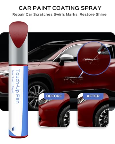 3Q3 Dark Red/Salsa Red Pearl Touch Up Paint Compatible with Toyota Exact Match Chips and Nicks Touch Up - color: Dark Red/Salsa Red Pearl(3Q3) compatible with 4Runner/Camry-models/Highlander-models/Land-Cruiser/Prius/RAV4/Sequoia/Sienna-models/Tundra