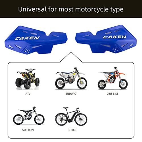 Universal Hand Guards for 7/8" 22mm 1 1/8" 28mm Bar - color: Blue